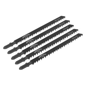 Sealey Jigsaw Blade 105mm - Wood 6tpi - Pack of 5