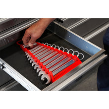 Load image into Gallery viewer, Sealey Reverse Spanner Rack Capacity 15 Spanners (TPR) - Red (Premier)
