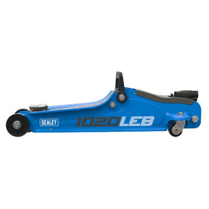 Sealey Trolley Jack 2 Tonne Low Profile Short Chassis - Blue