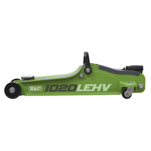 Load image into Gallery viewer, Sealey Trolley Jack 2 Tonne Low Profile Short Chassis - Hi-Vis Green
