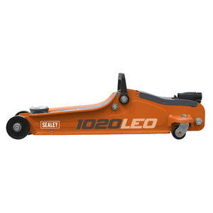 Sealey Trolley Jack 2 Tonne Low Profile Short Chassis - Orange