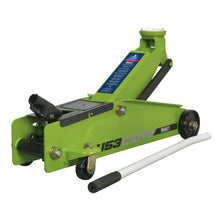 Load image into Gallery viewer, Sealey Trolley Jack 3 Tonne Long Reach Heavy-Duty Hi-Vis
