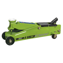 Load image into Gallery viewer, Sealey Trolley Jack 3 Tonne Long Reach Heavy-Duty Hi-Vis
