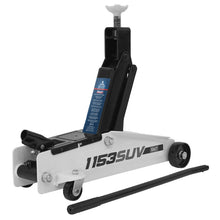 Load image into Gallery viewer, Sealey Long Reach High Lift SUV Trolley Jack 3 Tonne
