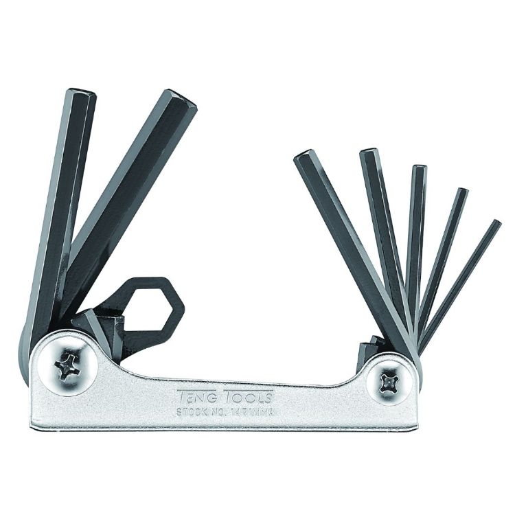 Teng Hex Key Set Folding to 10mm 7pcs