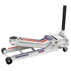 Sealey Trolley Jack 1.5 Tonne Low Profile Rocket Lift