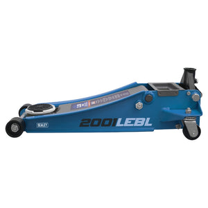 Sealey Trolley Jack 2.25 Tonne Low Profile Rocket Lift - Blue