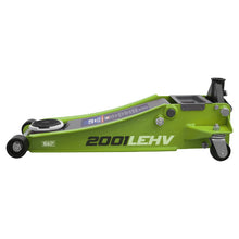 Load image into Gallery viewer, Sealey Trolley Jack 2.25 Tonne Low Profile Rocket Lift - Hi-Vis Green
