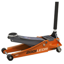 Load image into Gallery viewer, Sealey Trolley Jack 2.25 Tonne Low Profile Rocket Lift - Orange
