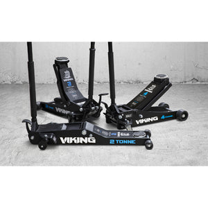 Sealey Viking Low Profile Professional Long Reach Trolley Jack 2 Tonne, Rocket Lift