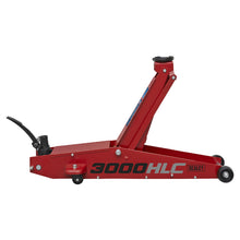 Load image into Gallery viewer, Sealey Trolley Jack 3 Tonne Long Reach High Lift
