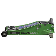Load image into Gallery viewer, Sealey Trolley Jack 3 Tonne Low Profile Rocket Lift - Hi-Vis Green
