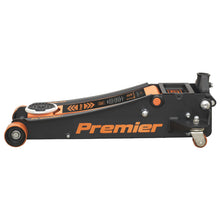Load image into Gallery viewer, Sealey Trolley Jack 3 Tonne Low Profile Rocket Lift Orange
