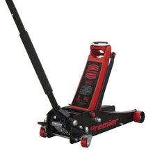 Load image into Gallery viewer, Sealey Trolley Jack 3 Tonne Low Profile Rocket Lift Red Low Entry (100/533mm)
