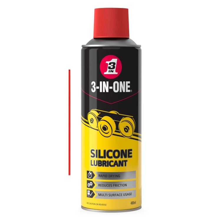 3-In-One Silicone Lubricant Spray Aerosol Can 400ml