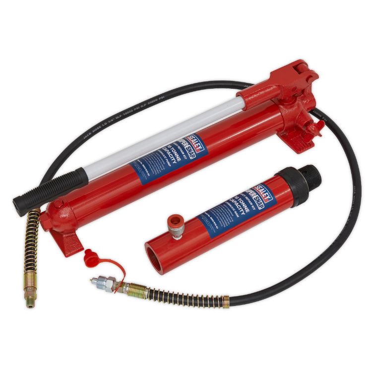 Sealey Push Ram, Pump & Hose Assembly - 10 Tonne