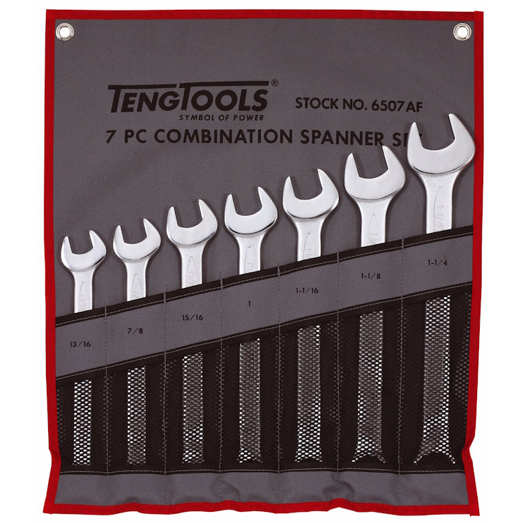 Teng Combination Spanner Set AF 7pcs