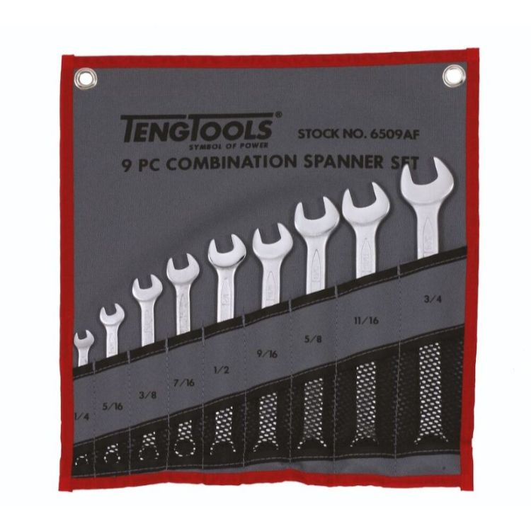 Teng Combination Spanner Set AF 9pcs