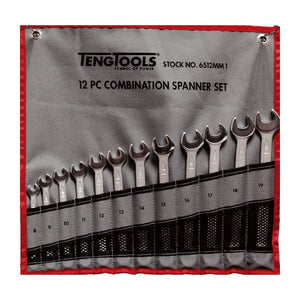 Teng Combination Spanner Set MM 12pcs (Roll)