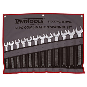 Teng Combination Spanner Set MM 12pcs Wallet