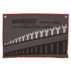 Teng Combination Spanner Set Metric 15pcs