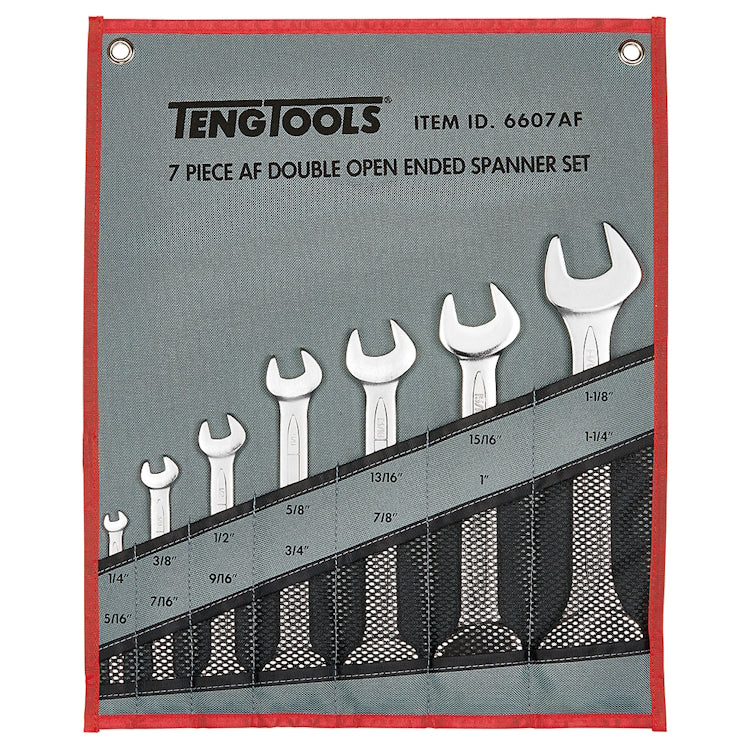 Teng Spanner Set Double Open End 7pcs AF