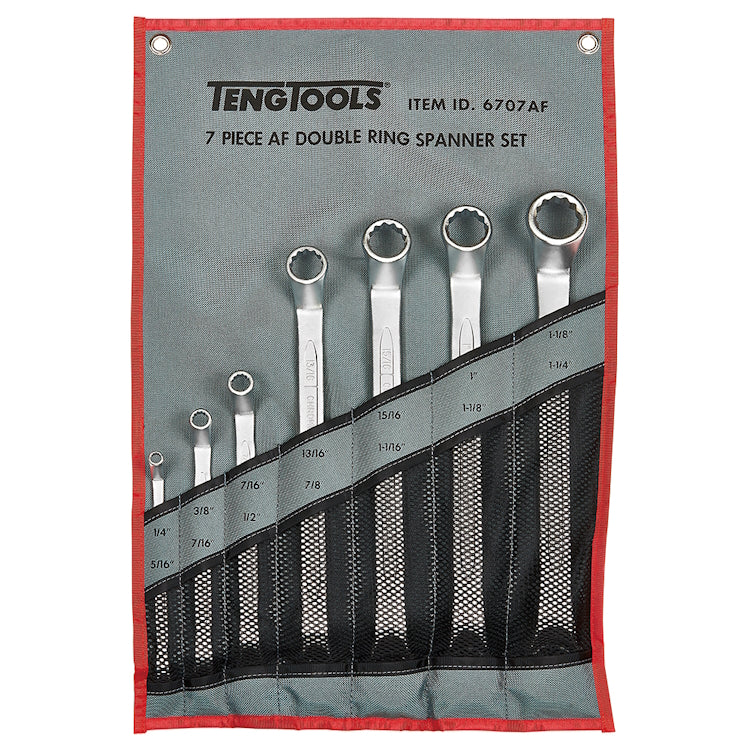 Teng Spanner Set Double Ring 7pcs AF