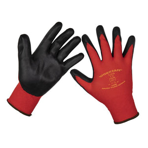 Sealey Flexi Grip Nitrile Palm Gloves Large - Pack of 120 Pairs