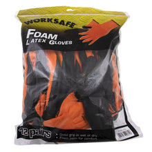 Load image into Gallery viewer, Sealey Foam Latex Gloves Large - Pack of 12 Pairs
