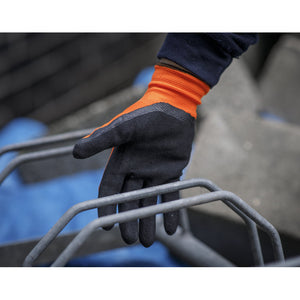 Sealey Foam Latex Gloves Large - Pair