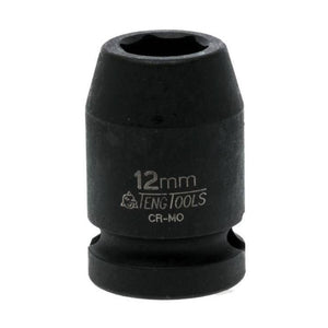 Teng Impact Socket 1/2" Drive 12mm DIN - 6pt