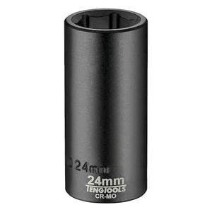 Teng Impact Socket 1/2" Drive Deep 24mm ANSI - 6pt