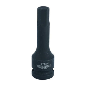 Teng Impact Socket 1/2" Drive 7/16" Hex