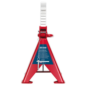 Sealey Axle Stands (Pair) 10 Tonne Capacity per Stand Auto Rise Ratchet