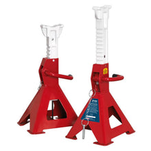 Load image into Gallery viewer, Sealey Axle Stands (Pair) 3 Tonne Capacity per Stand Auto Rise Ratchet
