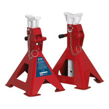 Load image into Gallery viewer, Sealey Axle Stands (Pair) 3 Tonne Capacity per Stand Auto Rise Ratchet
