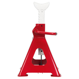 Sealey Axle Stands (Pair) 5 Tonne Capacity per Stand Auto Rise Ratchet