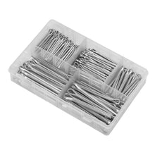 Load image into Gallery viewer, Sealey Split Pin Assortment 230pc Large Sizes - Metric &amp; Imperial
