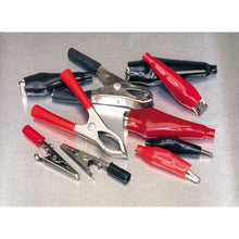 Load image into Gallery viewer, Sealey Crocodile Clip Assortment 60pc Black &amp; Red
