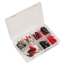 Load image into Gallery viewer, Sealey Crocodile Clip Assortment 60pc Black &amp; Red
