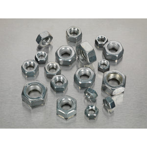 Sealey Steel Nut Assortment 320pc 1/4"-1/2"UNF