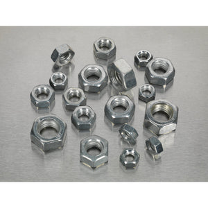 Sealey Steel Nut Assortment 320pc 1/4"-1/2"UNC