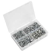 Load image into Gallery viewer, Sealey Steel Nut Assortment 320pc 1/4&quot;-1/2&quot;UNC
