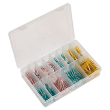Load image into Gallery viewer, Sealey Adhesive Lined Heat Shrink Terminal Assortment 142pc Blue, Red &amp; Yellow
