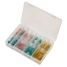 Load image into Gallery viewer, Sealey Adhesive Lined Heat Shrink Terminal Assortment 142pc Blue, Red &amp; Yellow
