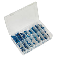 Load image into Gallery viewer, Sealey Crimp Terminal Assortment 280pc Blue
