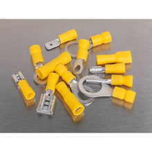 Load image into Gallery viewer, Sealey Crimp Terminal Assortment 140pc Yellow
