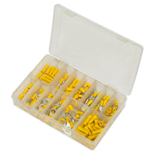 Load image into Gallery viewer, Sealey Crimp Terminal Assortment 140pc Yellow

