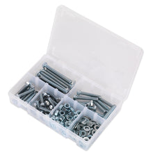 Load image into Gallery viewer, Sealey Setscrew, Nut &amp; Washer Assortment 220pc High Tensile M8 Metric
