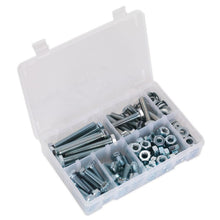 Load image into Gallery viewer, Sealey Setscrew, Nut &amp; Washer Assortment 150pc High Tensile M10 Metric
